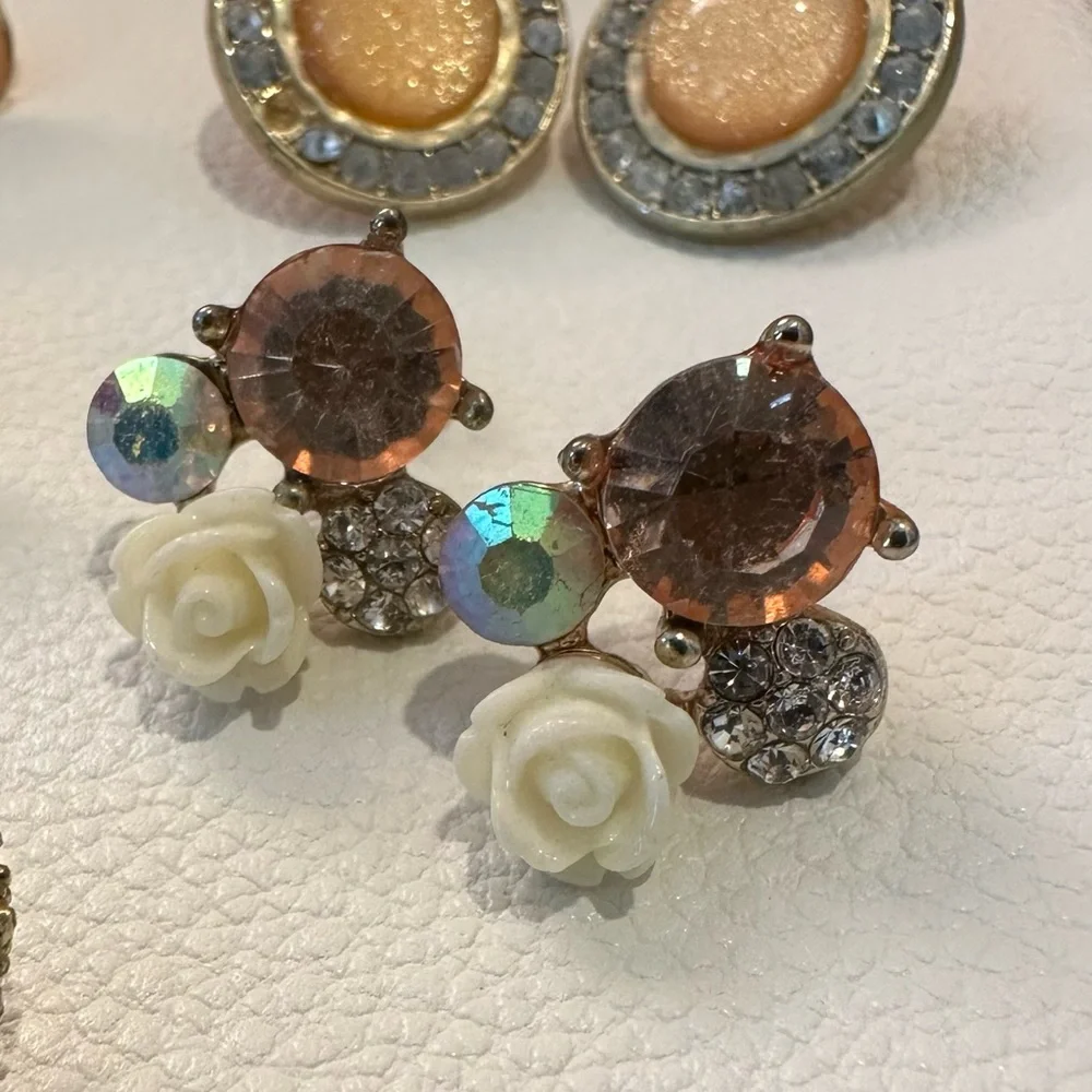 Statement Stud Earrings (5 pairs)